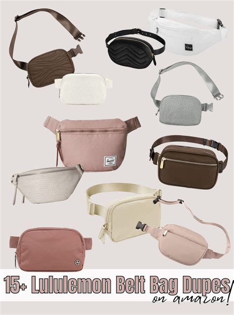 lulu belt bag amazon dupe|alternative to lululemon belt bag.